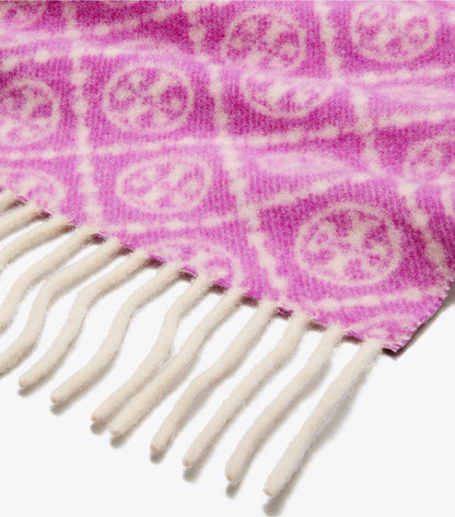 T Monogram Oblong Scarf