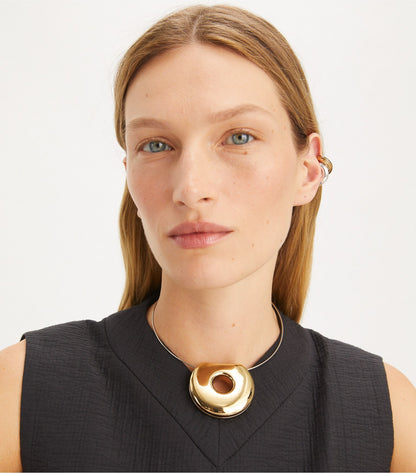 Pierced Collar Necklace