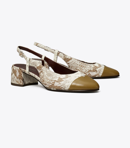 Cap-Toe Slingback