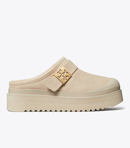 Mellow Shearling Platform Mule