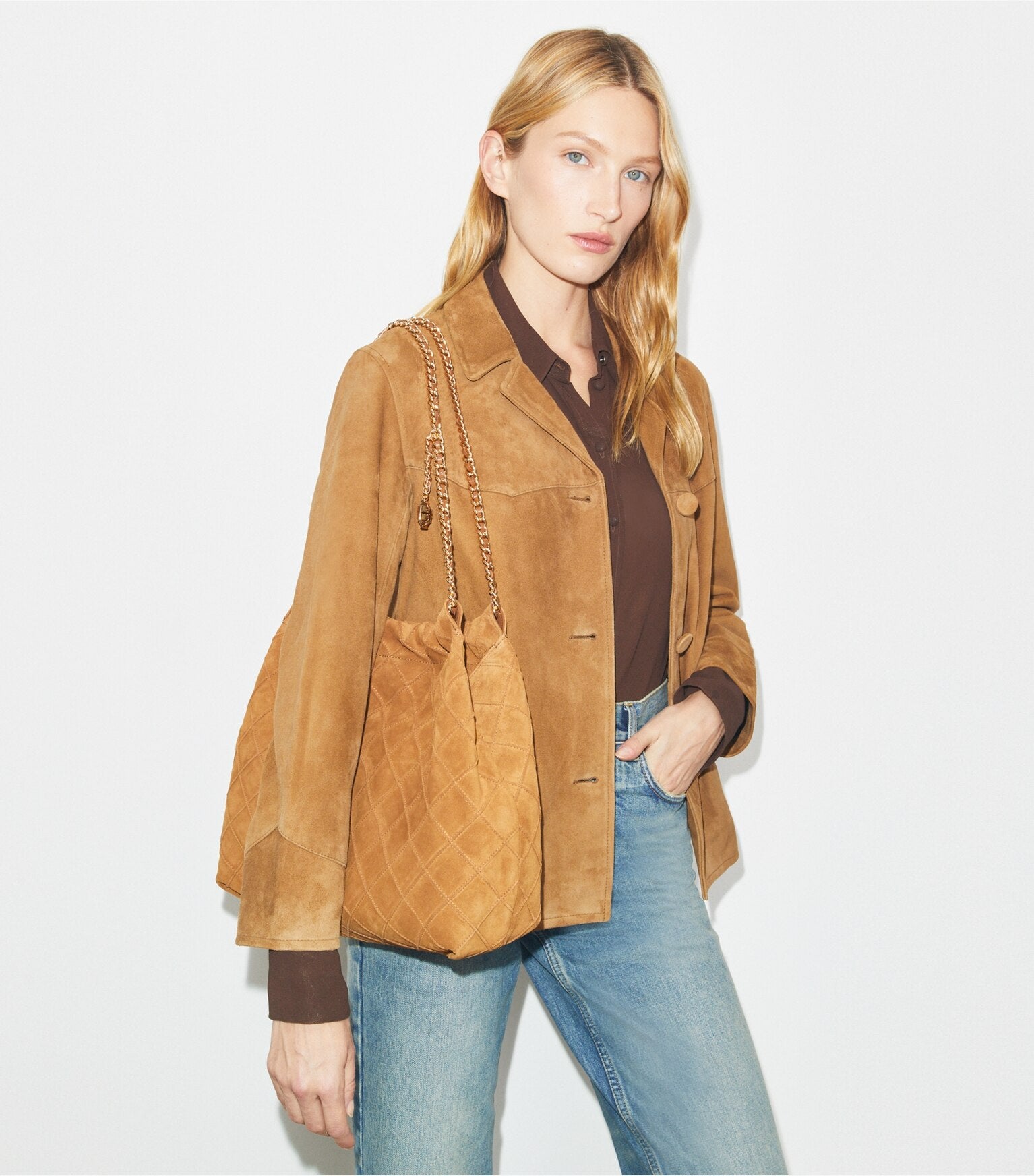 Fleming Soft Suede Hobo Bag