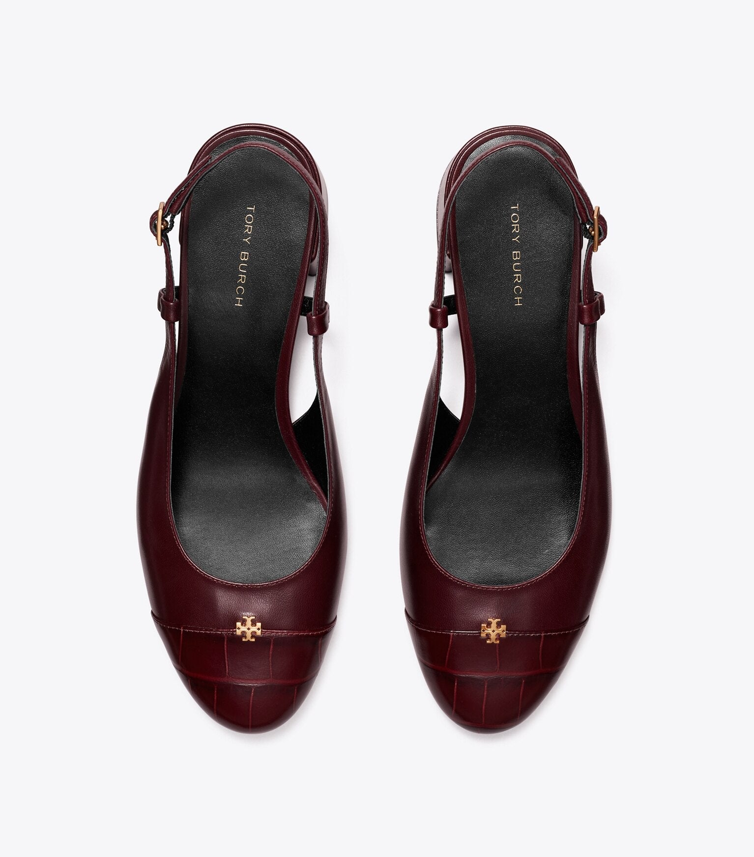 Cap-Toe Slingback Pump