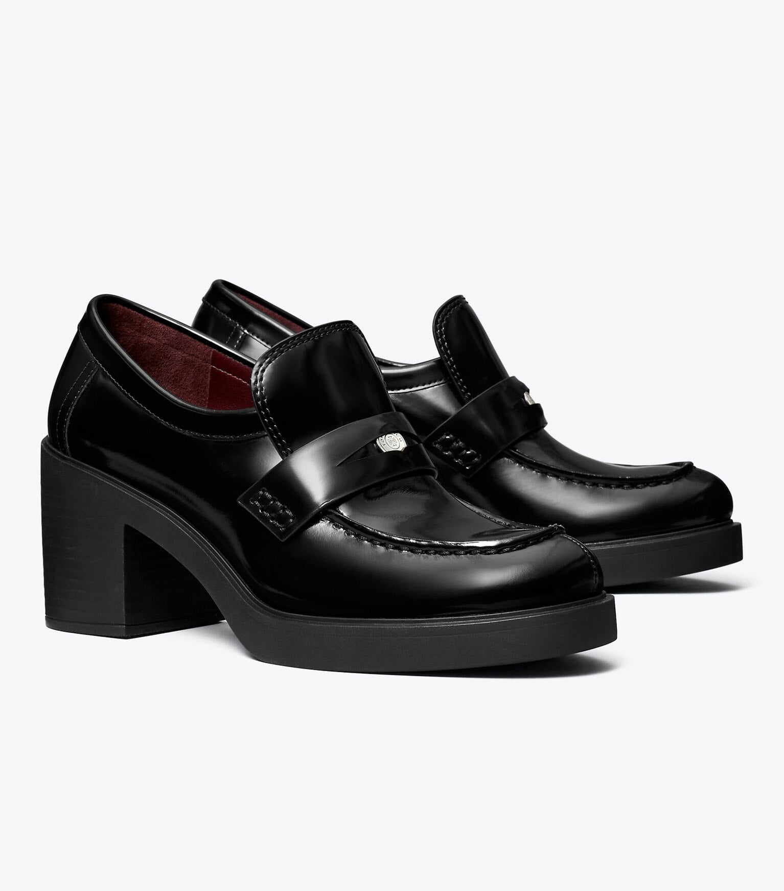 Classic Heeled Lug Loafer