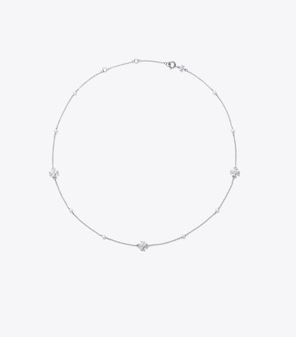 Moondance Pearl and Pavé Necklace