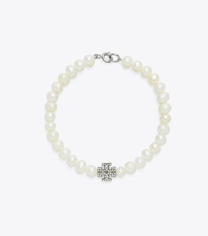 Moondance Pearl and Pavé Bracelet