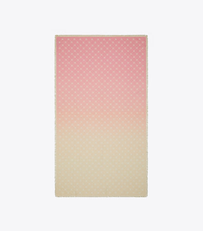 T Monogram Silk Oblong Scarf