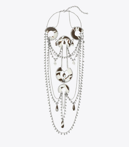 Bead And Resin Necklace