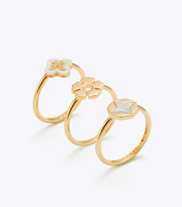 Forget Me Not Stacking Ring Set