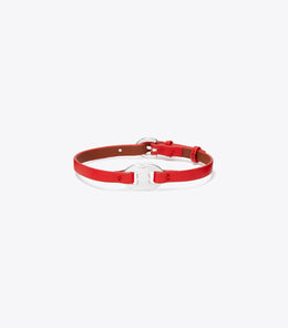 Gemini Link Leather Bracelet