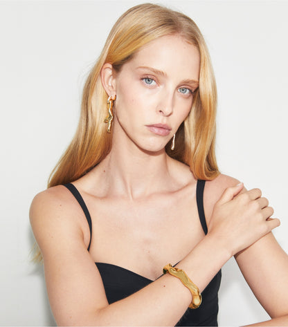 Curiosity Coral Cuff