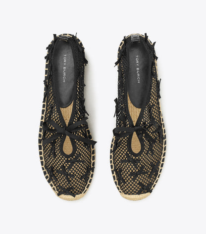 Mini Bow Mesh Espadrille