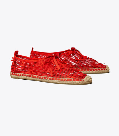 Mini Bow Mesh Espadrille