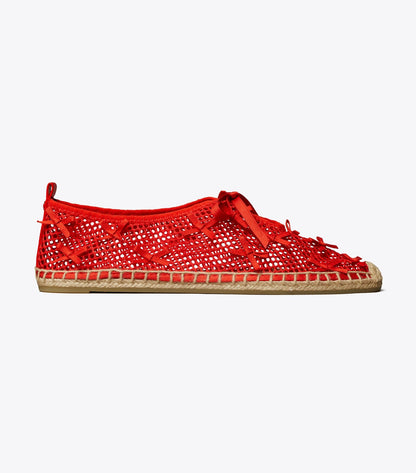 Mini Bow Mesh Espadrille