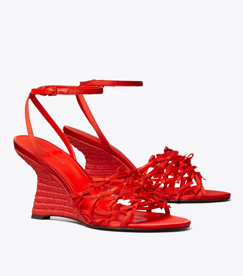 Mini Bow Espadrille Wedge