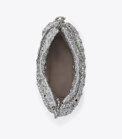 Mini Fleming Woven Hobo Bag