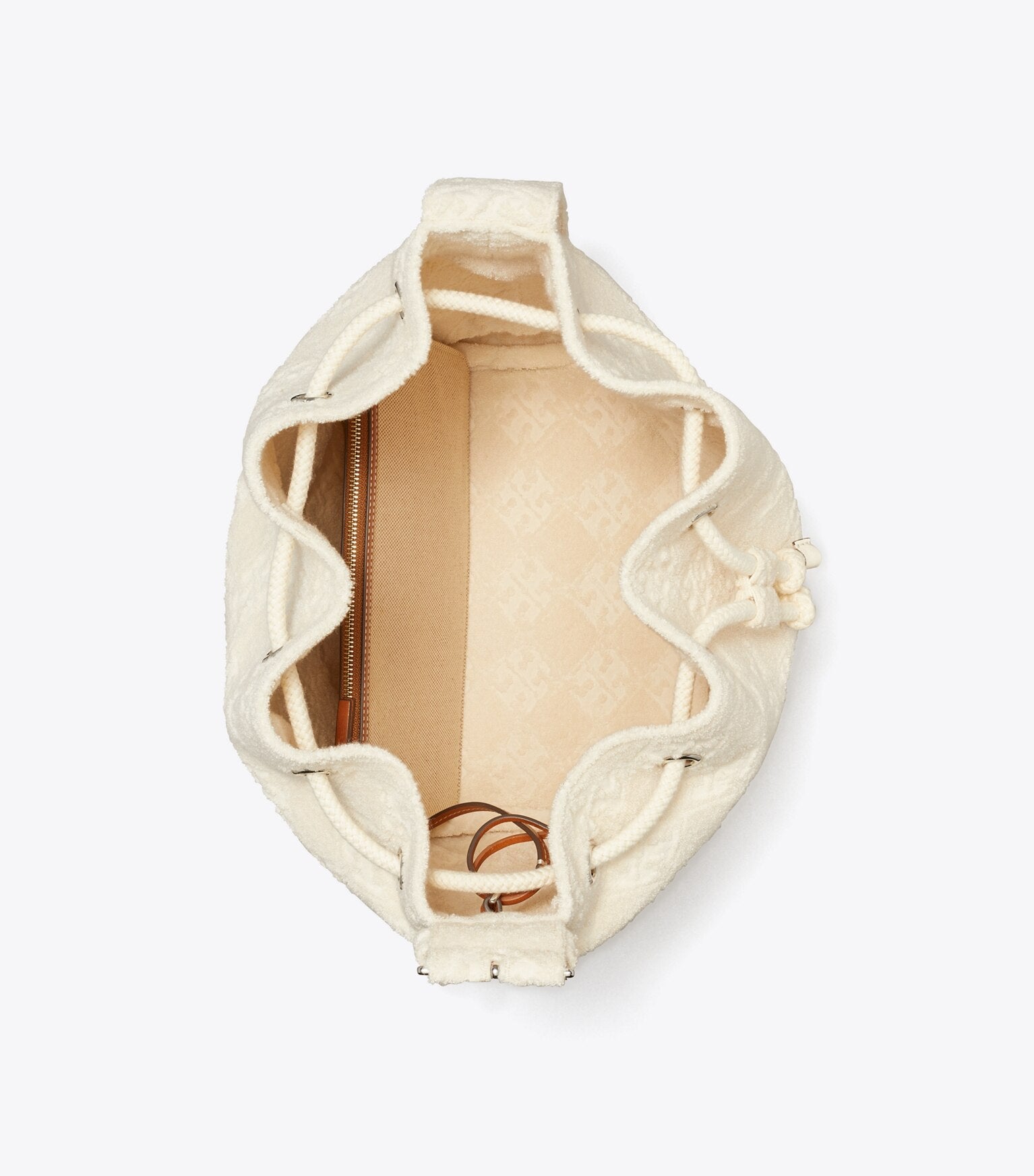 T Monogram Terry Oversized Bucket Bag