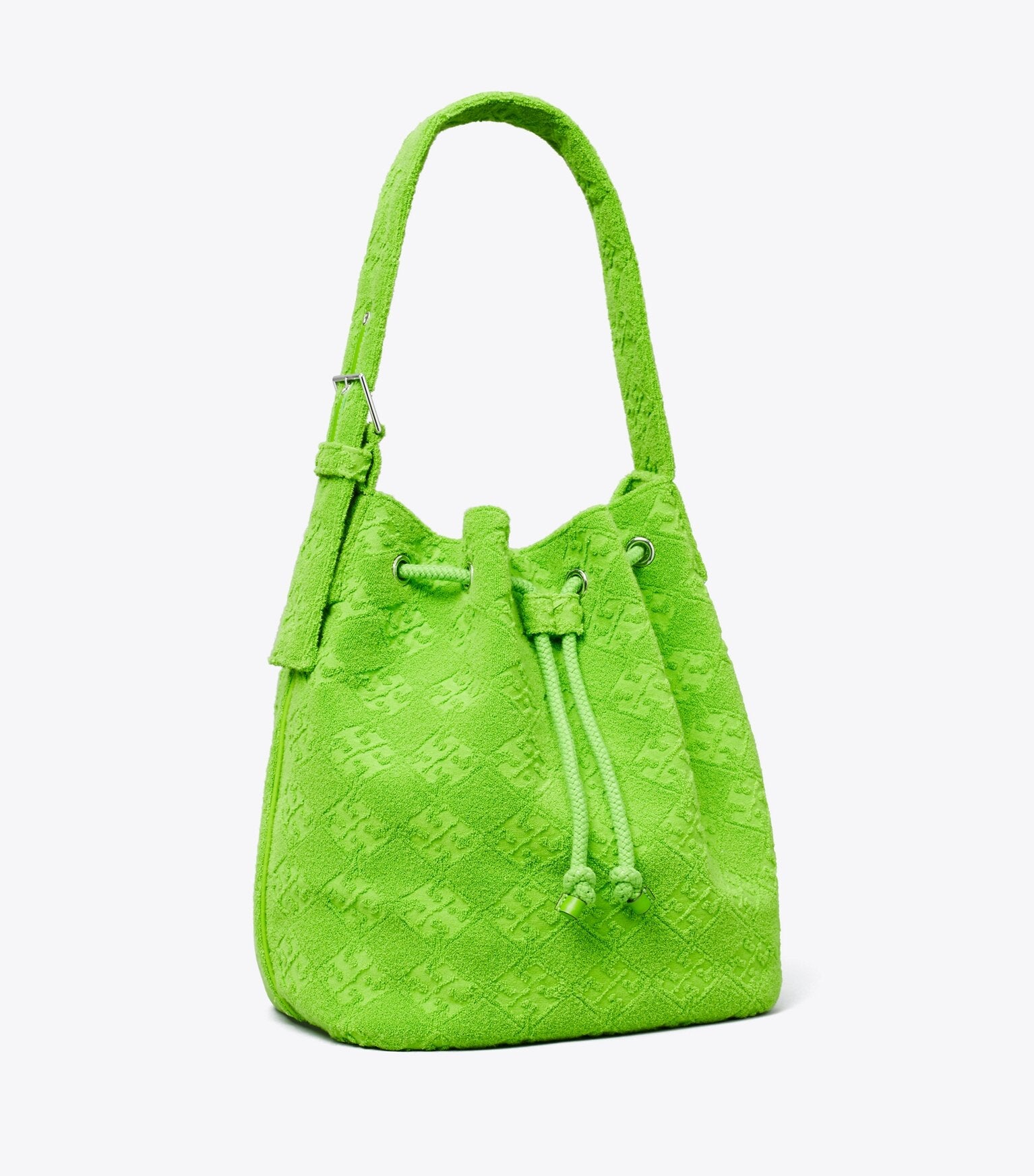 T Monogram Terry Oversized Bucket Bag