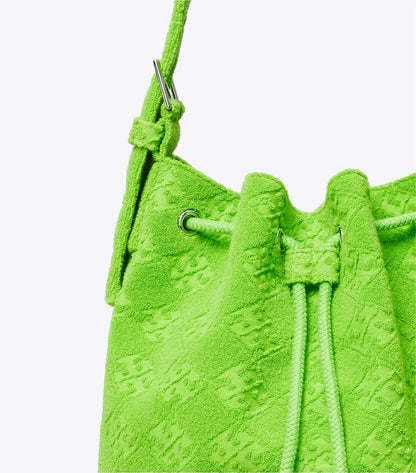 T Monogram Terry Oversized Bucket Bag