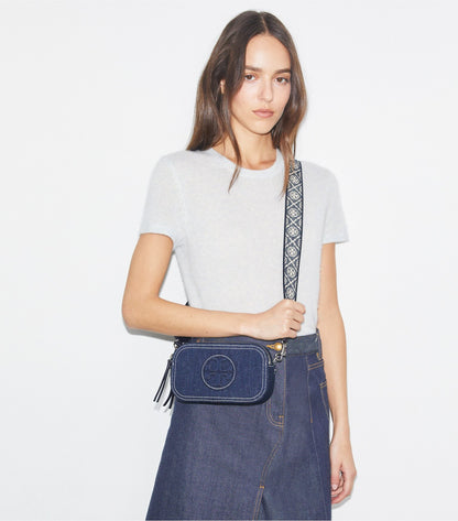 Mini Miller Denim Crossbody Bag