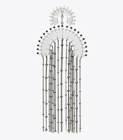 Beaded Fringe Earrings