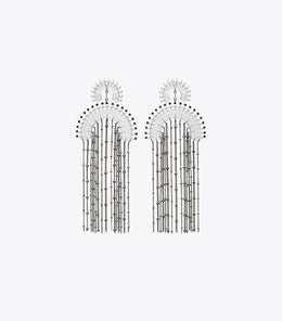 Beaded Fringe Earrings