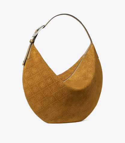 T Monogram Suede Balloon Bag