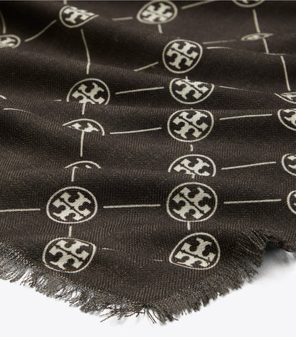 T Monogram Oblong Scarf