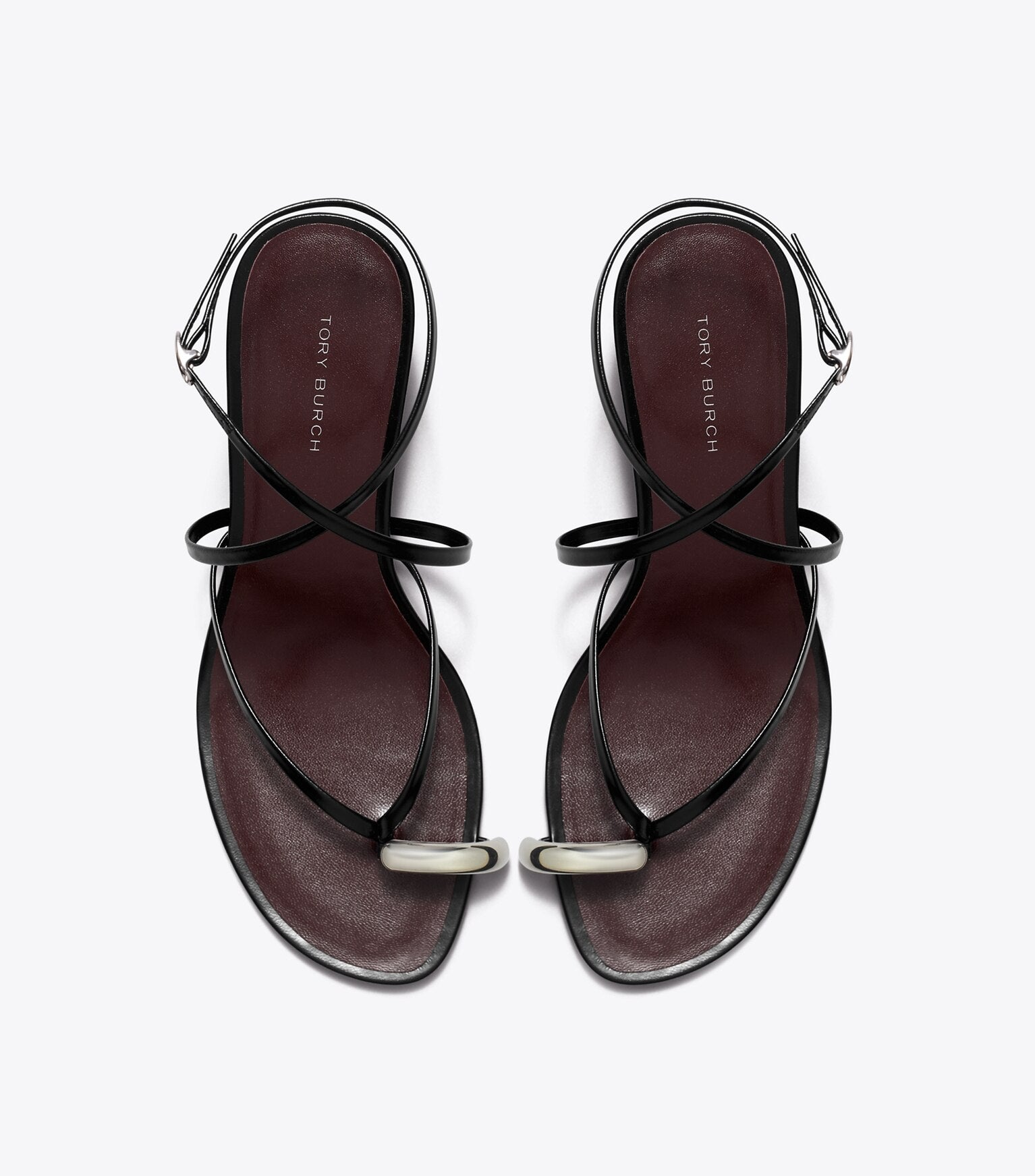 Pierced Multi-Strap Heeled Sandal