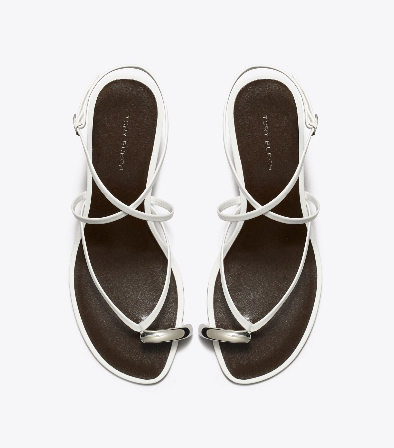 Pierced Multi-Strap Heeled Sandal