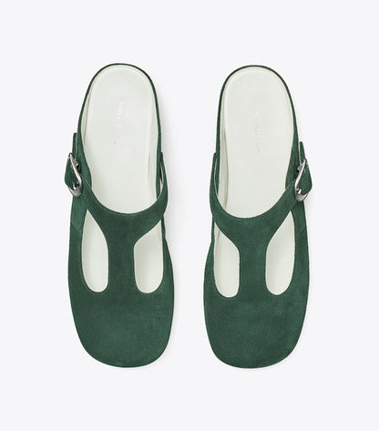 Violet T-Strap Mule
