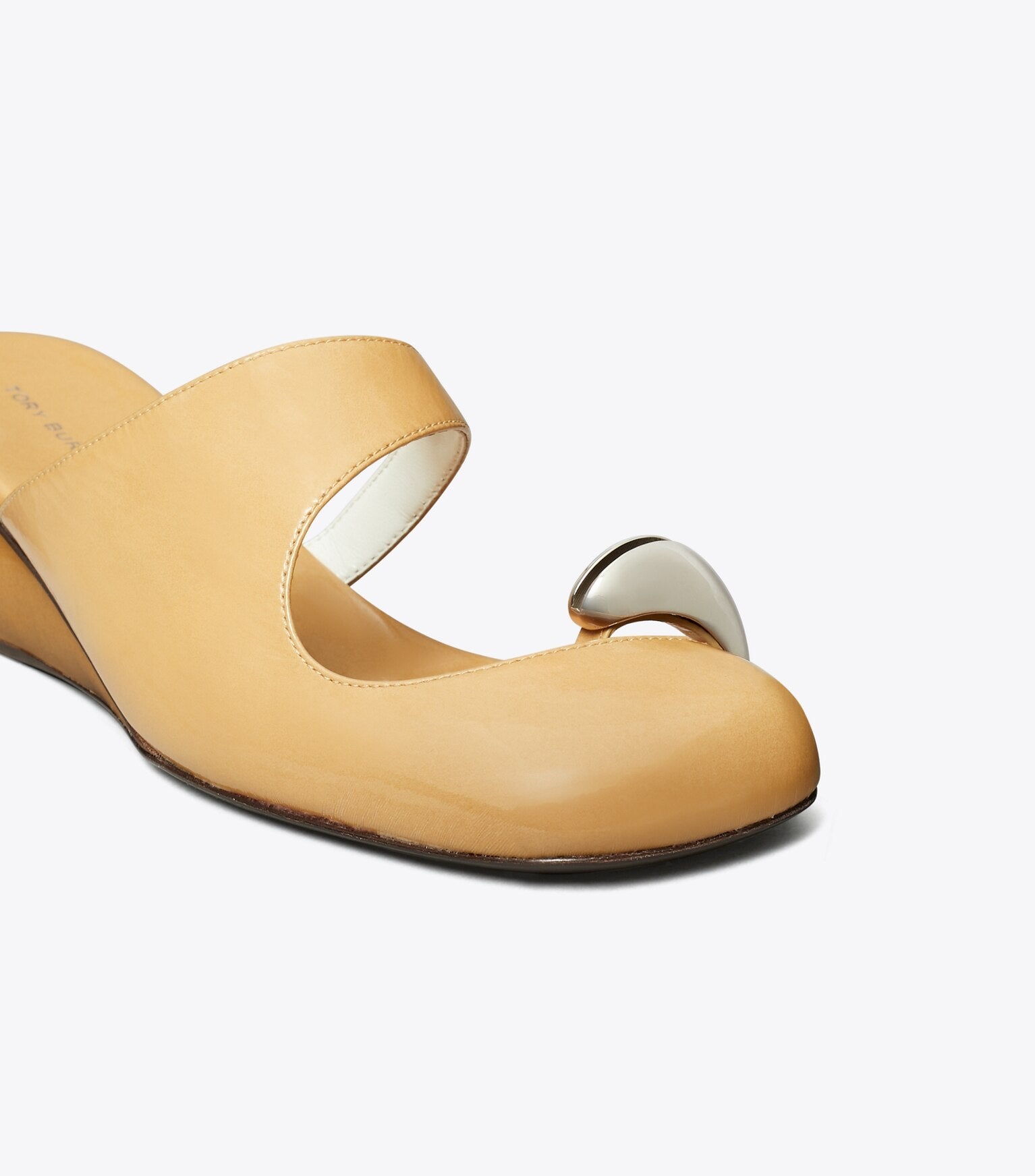 Pierced Mule Wedge
