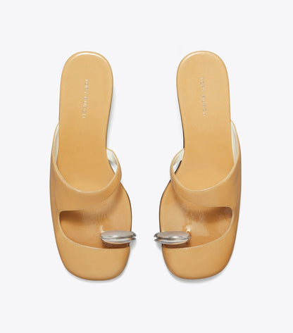 Pierced Mule Wedge