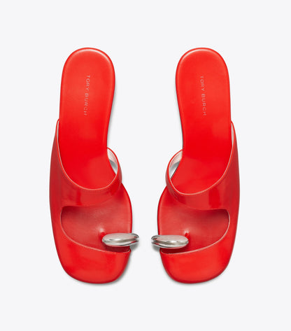 Pierced Mule Wedge