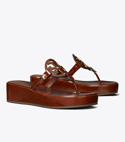 Miller Patent Wedge Sandal
