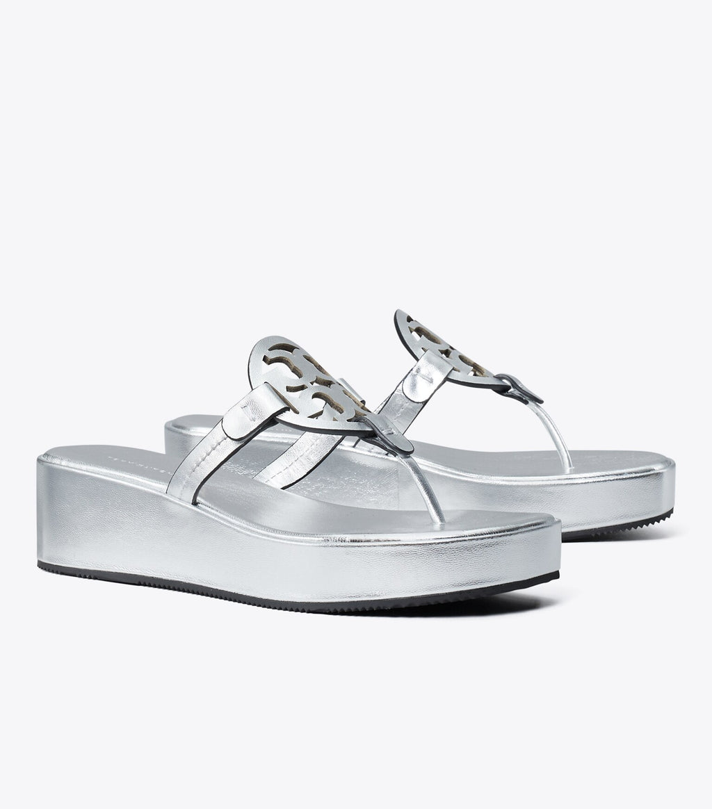 Miller Metallic Wedge Sandal