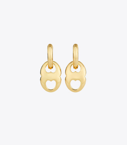 Gemini Link Small Hoop Earrings