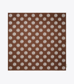 Medallion Logo Silk Square Scarf