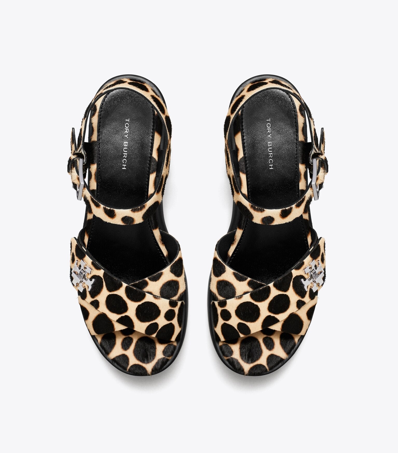 Turnlock Platform Lug Heeled Sandal