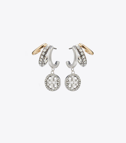 Icon Pavé Triple Hoop Earrings