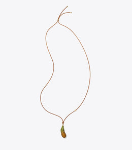 Curiosity Eggplant Pendant