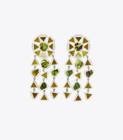 Curiosity Resin Chandelier Earrings