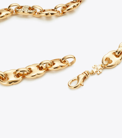 Gemini Link Pavé Necklace