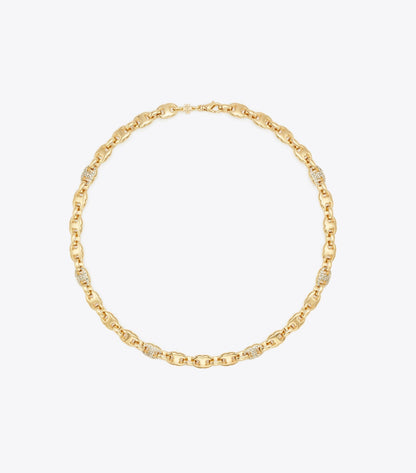 Gemini Link Pavé Necklace