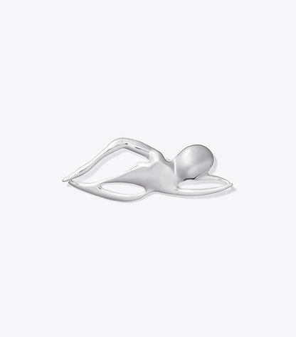 Swimmer Brooch