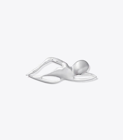 Swimmer Brooch