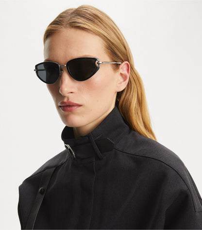 Pierced Cat-Eye Sunglasses