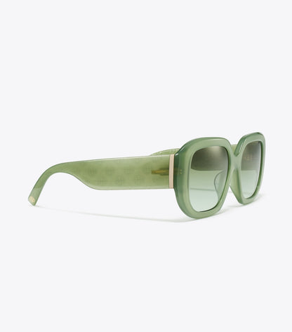 T Monogram Geometric Sunglasses