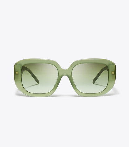 T Monogram Geometric Sunglasses