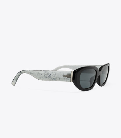 T Monogram Rectangle Sunglasses