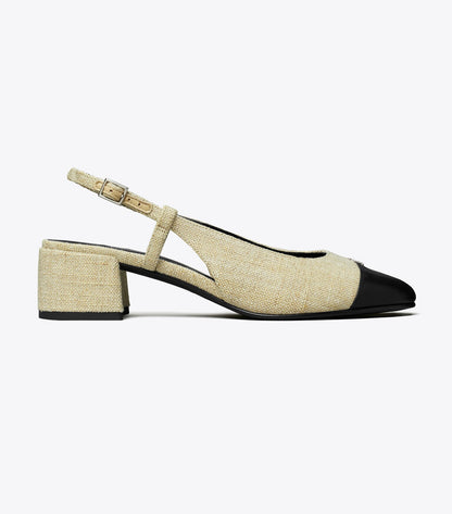 Cap-Toe Slingback